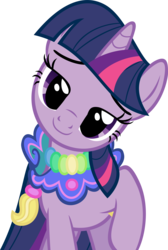 Size: 3282x4885 | Tagged: safe, artist:yenshin, twilight sparkle, pony, unicorn, g4, the ticket master, beautiful, bedroom eyes, clothes, cute, dress, female, looking at you, mare, pretty, saddle, show accurate, simple background, smiling, smiling at you, solo, tack, transparent background, unicorn twilight, vector
