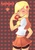 Size: 486x700 | Tagged: source needed, useless source url, safe, artist:framboosi, applejack, human, g4, anime, anime style, apple, blonde hair, clothes, compression shorts, confident, female, flexing, green eyes, hand on hip, humanized, midriff, miniskirt, one eye closed, ponytail, sailor uniform, school uniform, schoolgirl, shorts, shorts under skirt, skirt, solo, tomboy, wink