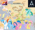 Size: 1700x1500 | Tagged: safe, artist:hlissner, artist:sonicthehedgehogpl, cloud kicker, derpy hooves, firefly, fluttershy, lightning bolt, rainbow dash, spring melody, sprinkle medley, white lightning, pegasus, pony, g1, g4, ace combat, background pony, cover, crossover, fanfic, female, g1 to g4, generation leap, griffon kingdom, map, mare