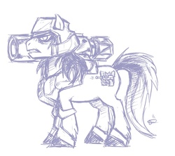 Size: 900x800 | Tagged: safe, artist:blackheartspiral, pony, megatron, ponified, solo, transformers