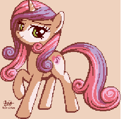 Size: 344x338 | Tagged: safe, artist:pix3m, sweetie belle, pony, unicorn, g4, adult, female, gif, mare, non-animated gif, older, older sweetie belle, pixel art, solo