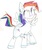 Size: 933x1117 | Tagged: safe, artist:krystalflamingo, rainbow dash, pegasus, pony, g4, clothes, female, mare, simple background, socks, solo, traditional art