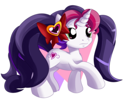 Size: 1200x959 | Tagged: safe, artist:emeraldpony, sweetie belle (g3), g3, g3.5, heart, heart eyes, simple background, solo, transparent background, wingding eyes