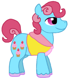 Size: 511x577 | Tagged: safe, artist:starryoak, cup cake, earth pony, pony, g4, clothes, coffee cake, male, necktie, rule 63, shirt, simple background, smiling, solo, stallion, transparent background, unshorn fetlocks