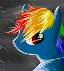 Size: 900x1000 | Tagged: safe, artist:kayziomau, rainbow dash, pony, g4, female, solo