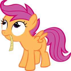 Size: 3000x3002 | Tagged: safe, artist:zachgamer77, scootaloo, g4, high res, simple background, transparent background, vector