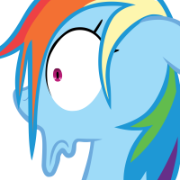 Size: 200x200 | Tagged: safe, rainbow dash, pony, g4, cropped, female, reaction image, solo
