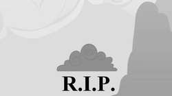 Size: 1680x944 | Tagged: safe, friendship is witchcraft, memorial, raincloud, rest in peace, spoiler