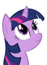 Size: 3298x4500 | Tagged: safe, artist:illuminatiums, twilight sparkle, pony, unicorn, g4, female, frown, high res, looking up, mare, show accurate, simple background, solo, transparent background, unicorn twilight