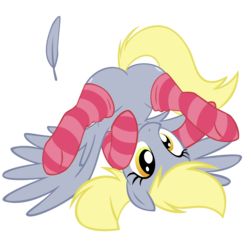 Size: 2000x2000 | Tagged: dead source, safe, artist:darkpandax, artist:illuminatiums, derpy hooves, pegasus, pony, g4, adorasexy, butt, clothes, cute, derpabetes, feather, featureless crotch, female, frontbend, get, high res, index get, mare, plot, sexy, show accurate, simple background, socks, solo, striped socks, transparent background, upside down, vector