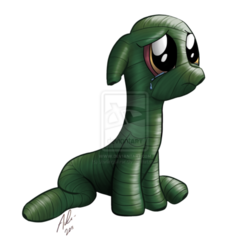 Size: 500x500 | Tagged: safe, pony, amumu, league of legends, ponified, simple background, solo, transparent background, watermark