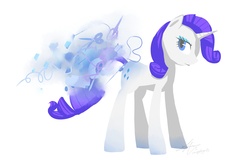 Size: 2700x1800 | Tagged: safe, artist:stupidyou3, rarity, pony, g4, female, simple background, solo, white background