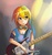 Size: 1500x1593 | Tagged: safe, artist:stupidyou3, rainbow dash, human, g4, female, guitar, humanized, solo