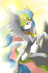 Size: 2000x3000 | Tagged: safe, artist:stupidyou3, princess celestia, alicorn, pony, g4, female, high res, mare, solo