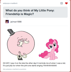 Size: 549x561 | Tagged: safe, pinkie pie, earth pony, pony, g4, female, male, mare, pops maellard, regular show