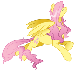 Size: 2684x2490 | Tagged: safe, artist:kilo, fluttershy, pony, g4, eyes closed, female, high res, simple background, solo, spread wings, transparent background