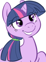 Size: 503x681 | Tagged: safe, artist:php27, twilight sparkle, pony, unicorn, g4, alternate hairstyle, cute, female, mare, ponytail, smiling, twiabetes, unicorn twilight