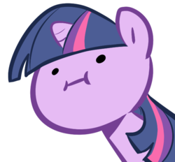 Size: 554x515 | Tagged: safe, artist:php27, twilight sparkle, g4, :i, reaction image, wut face