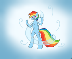 Size: 4400x3600 | Tagged: safe, rainbow dash, semi-anthro, g4, ask, clothes, female, just ask rainbow dash, m4ng0s, scarf, solo, tumblr