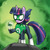 Size: 900x900 | Tagged: safe, artist:johnjoseco, twilight sparkle, pony, g4, crossover, dc comics, female, green lantern, green lantern corps, solo, wristband