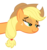 Size: 3500x3693 | Tagged: safe, artist:takua770, applejack, earth pony, pony, g4, season 2, the return of harmony, female, high res, long neck, mare, reaction image, simple background, smug, solo, transparent background, vector