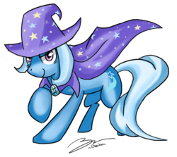 Size: 800x714 | Tagged: safe, artist:b0nbon, trixie, pony, unicorn, g4, female, mare, simple background, smiling, solo, transparent background