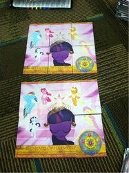 Size: 715x957 | Tagged: safe, applejack, fluttershy, pinkie pie, rainbow dash, rarity, twilight sparkle, g4, female, trading card