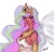 Size: 500x479 | Tagged: safe, artist:emmy, princess celestia, human, g4, dark skin, female, humanized, solo