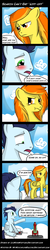 Size: 1400x7000 | Tagged: safe, artist:lilmisswaffles, soarin', spitfire, g4, blushing, comic, implied