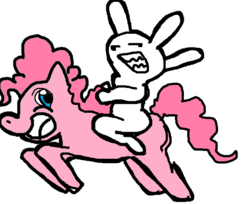 Size: 673x550 | Tagged: safe, pinkie pie, g4, crossover, max (sam and max), sam and max