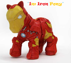 Size: 528x464 | Tagged: safe, customized toy, irl, iron man, photo, toy