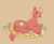 Size: 842x691 | Tagged: safe, artist:ponyparty, big macintosh, earth pony, pony, g4, big backintosh, burger, butt, hamburger, implied vore, inception, lettuce, male, plot, solo, stallion