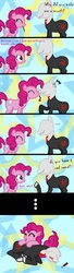 Size: 650x2400 | Tagged: safe, artist:aguantegrimtales, pinkie pie, g4, comic, crack shipping, female, heartwarming, male, ponified, shipping, slenderman, slendermane, slenderpie, slenderpony, straight
