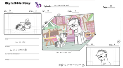 Size: 600x334 | Tagged: safe, artist:sibsy, apple bloom, applejack, call of the cutie, g4, behind the scenes, storyboard