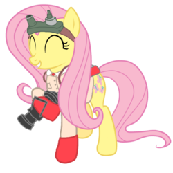 Size: 618x618 | Tagged: safe, fluttershy, g4, fluttermedic, medic, medic (tf2), team fortress 2