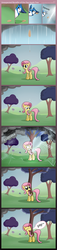 Size: 840x3674 | Tagged: safe, artist:subjectnumber2394, fluttershy, g4, comic, fluttertree, leafing the dream, tree, yay