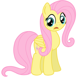 Size: 2880x2880 | Tagged: safe, artist:wildtiel, fluttershy, pony, g4, female, high res, simple background, solo, transparent background, vector