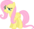 Size: 4000x3336 | Tagged: safe, artist:wildtiel, fluttershy, pegasus, pony, g4, always works, dreamworks face, female, folded wings, grin, high res, mare, simple background, smiling, solo, transparent background, vector, wings