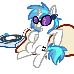 Size: 450x450 | Tagged: safe, artist:mt, dj pon-3, vinyl scratch, pony, g4, female, mare, solo