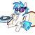 Size: 450x450 | Tagged: safe, artist:mt, dj pon-3, vinyl scratch, pony, g4, female, mare, solo