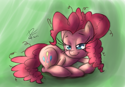 Size: 3300x2280 | Tagged: safe, artist:leadhooves, pinkie pie, earth pony, pony, g4, bed mane, female, high res, lidded eyes, morning ponies, solo