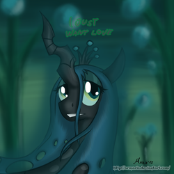 Size: 1500x1500 | Tagged: safe, artist:srmario, queen chrysalis, changeling, changeling queen, g4, crown, female, jewelry, regalia