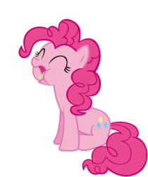 Size: 787x939 | Tagged: safe, artist:choopy, pinkie pie, earth pony, pony, a bird in the hoof, g4, animated, animated png, eating, female, mare, puffy cheeks, simple background, solo, transparent background, vector