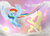 Size: 979x710 | Tagged: safe, artist:aleuwolfess, fluttershy, rainbow dash, pegasus, pony, g4, duo, female, flying, looking at each other, mare, palindrome get, sky, smiling, spread wings, windswept mane, wings