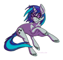 Size: 900x854 | Tagged: safe, artist:sombrastudio, dj pon-3, vinyl scratch, pony, unicorn, g4, female, simple background, solo, transparent background