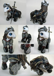Size: 1178x1658 | Tagged: safe, anduril, aragorn, customized toy, irl, lord of the rings, photo, toy