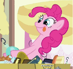 Size: 442x420 | Tagged: safe, screencap, pinkie pie, g4, animated, cute, diapinkes, female, shaking