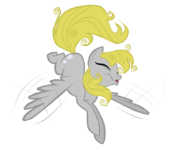 Size: 1800x1500 | Tagged: safe, artist:lauren faust, artist:toxickittycat, edit, derpy hooves, pegasus, pony, g4, female, mare, recolor, simple background, solo, transparent background