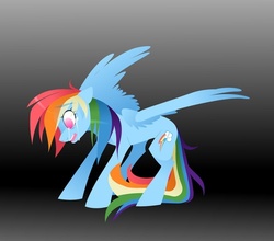 Size: 500x439 | Tagged: safe, rainbow dash, g4, blind, blind dash, crying, despair, female, sad