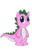 Size: 400x616 | Tagged: safe, spike (g1), dragon, g1, g4, ears, firefly says, g1 to g4, generation leap, simple background, transparent background